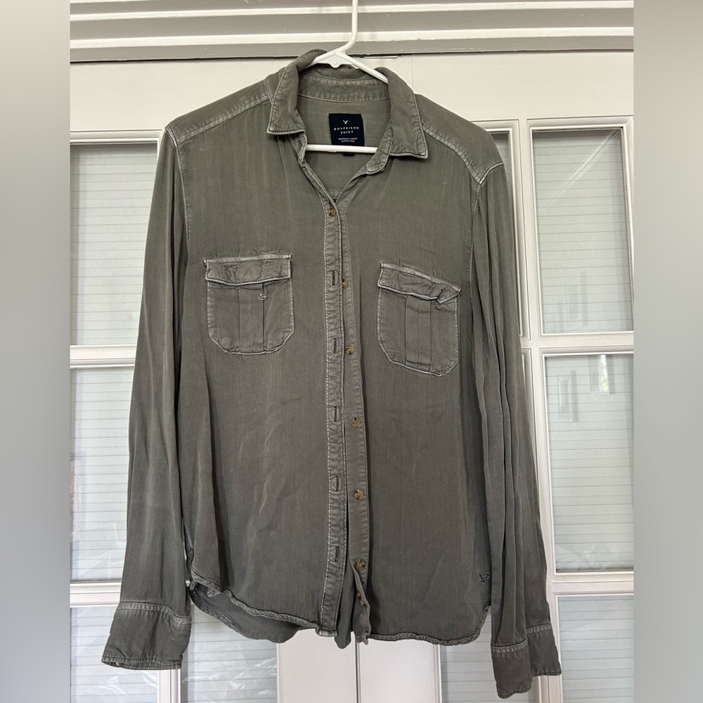 American eagle boyfriend flannel